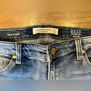 Liverpool LIKE NEW size 10/30 crop flare jeans.